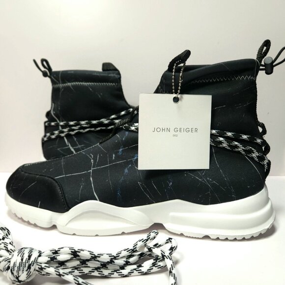 NEW John Geiger 002 Highs Black Marble Dead Stock DS Size 13 NIB main image 10